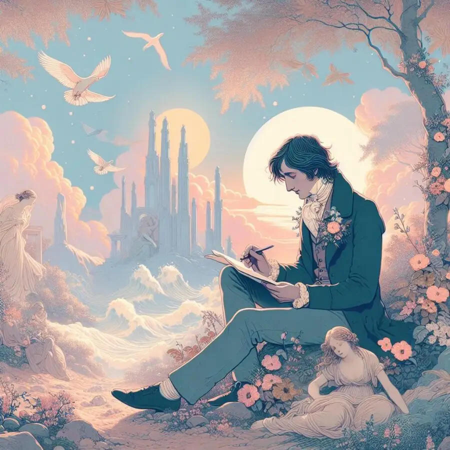 John Keats poems, the great odes, negative capability, love, beauty and mortality